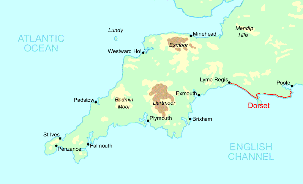 Dorset Run map